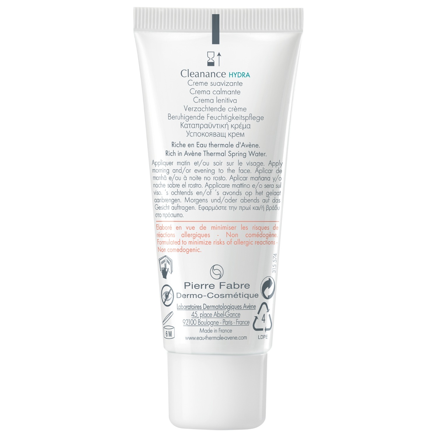 Avène Cleanance Hydra upokojujúci krém na tvár - 40 ml