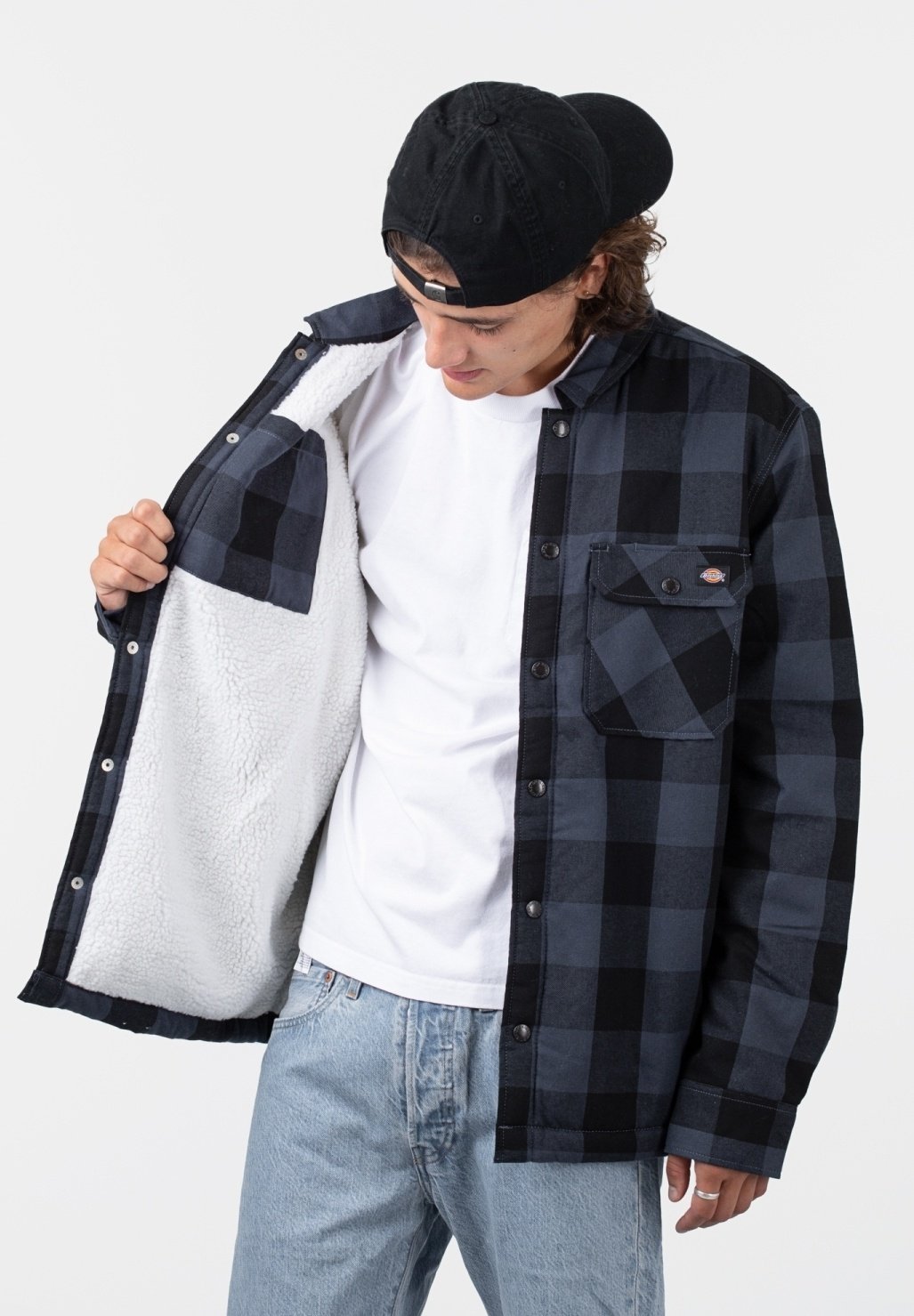 Dickies SACRAMENTO LINED - Lichte jas - marineblauw