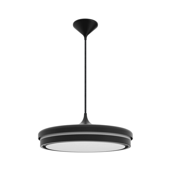 Lampă suspendată inteligentă LED Kea albă+colorată, Ø 42 cm