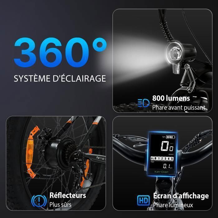 SPATIAL Vélo électrique 26