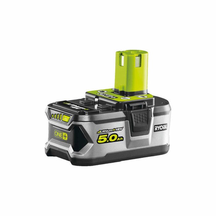 Pack 2 batteries RYOBI 18V One+ 5.0Ah LithiumPlus - 1 chargeur rapide 2.0Ah RC18120-250