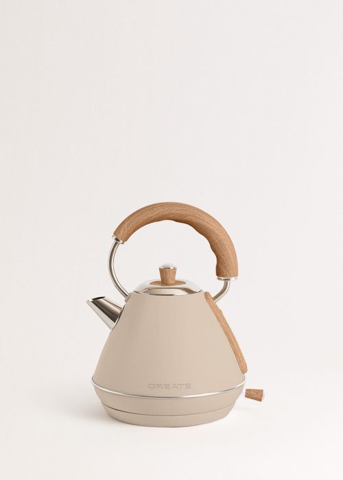 Bouilloire Électrique - Design Rétro - Acier Inoxydable - 1L/1,7L - Sécurité Automatique