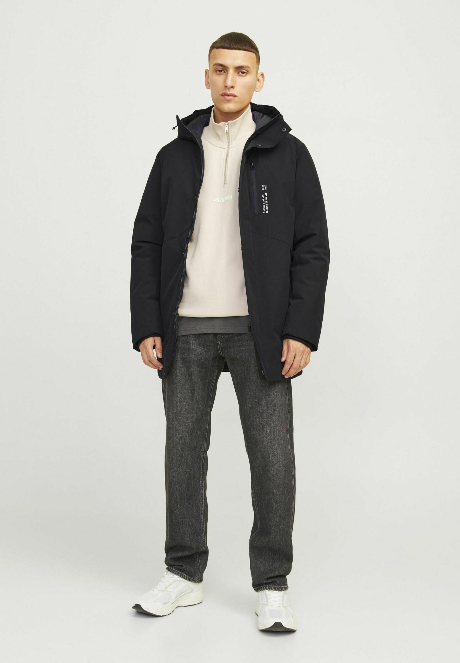 aprel CLAY - Manteau d'hiver - noir