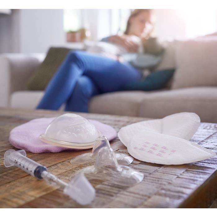 PHILIPS AVENT SCF153/03 Lot de 2 Protèges mamelons - Taille moyen