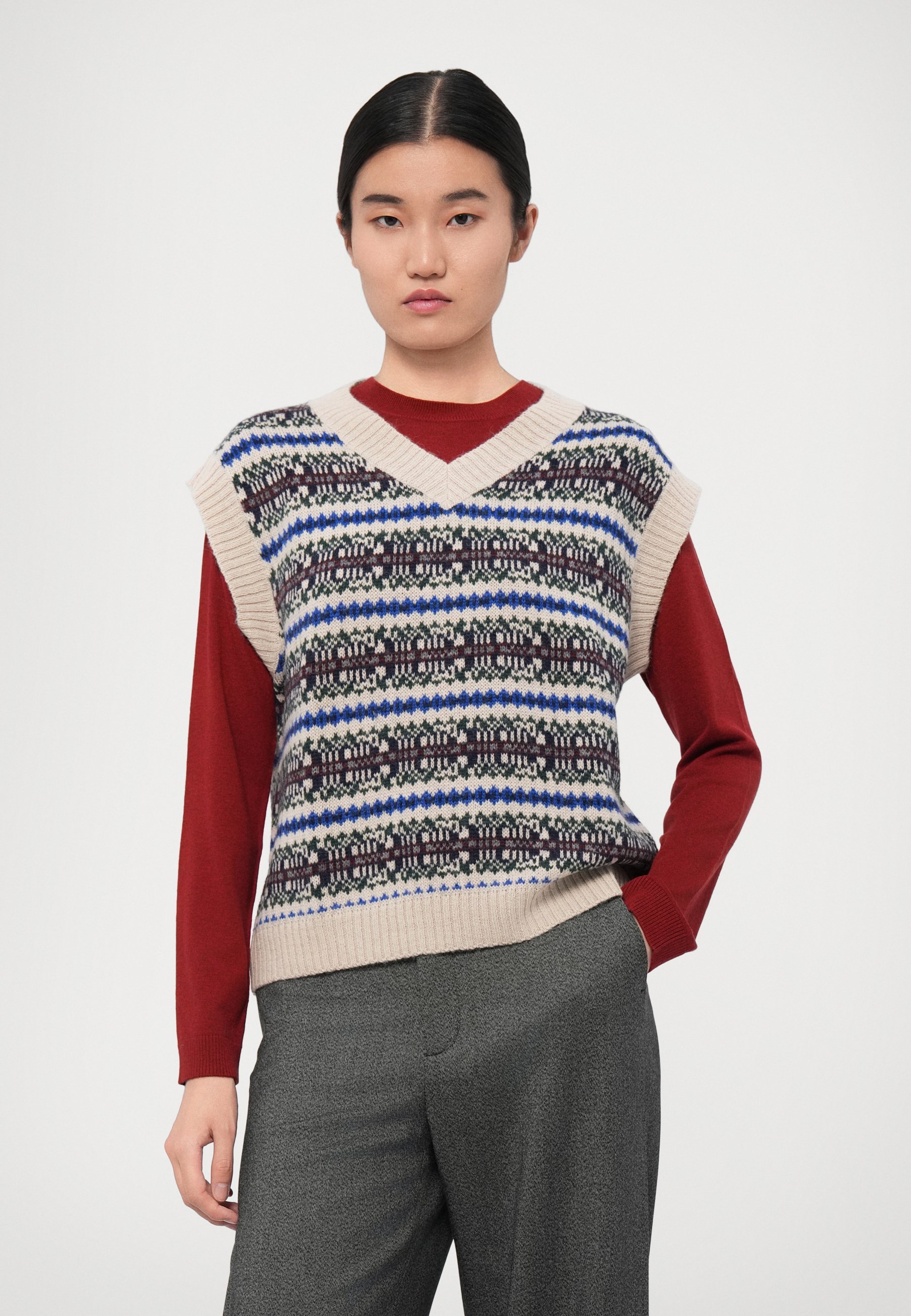 WEEKEND MaxMara FLERES - Gilet - ecru