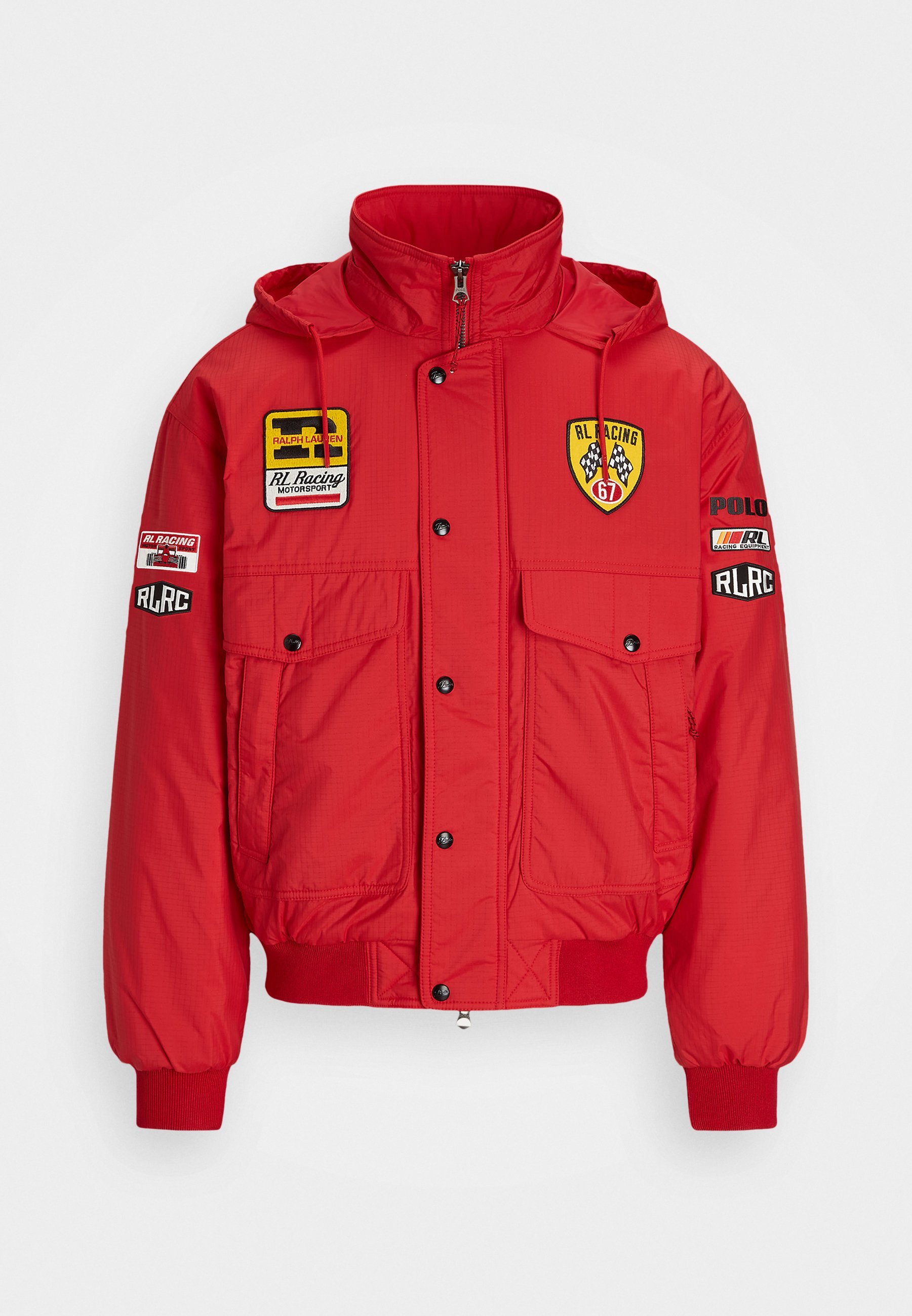 Jaqueta Polo Ralph Lauren Racing - Jaqueta Bomber - vermelha