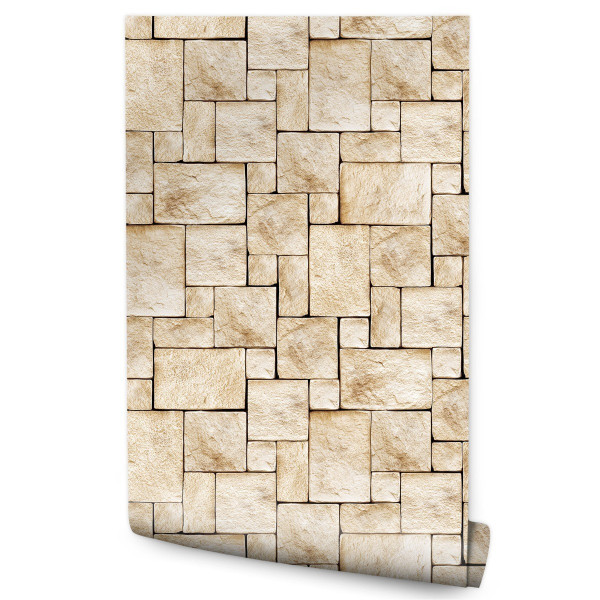 Tapeta Kamienny Mur 3D