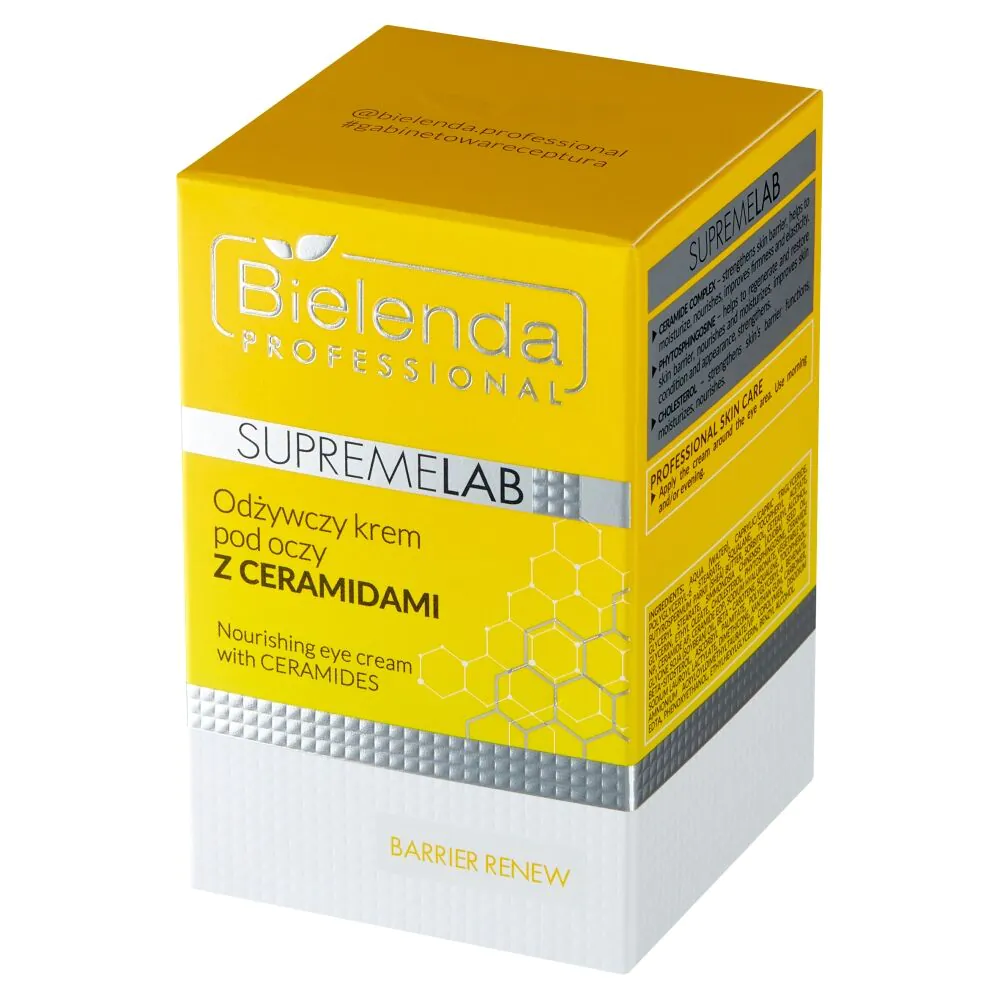 Bielenda Professional Barrier Renew Odżywczy krem pod oczy z Ceramidami