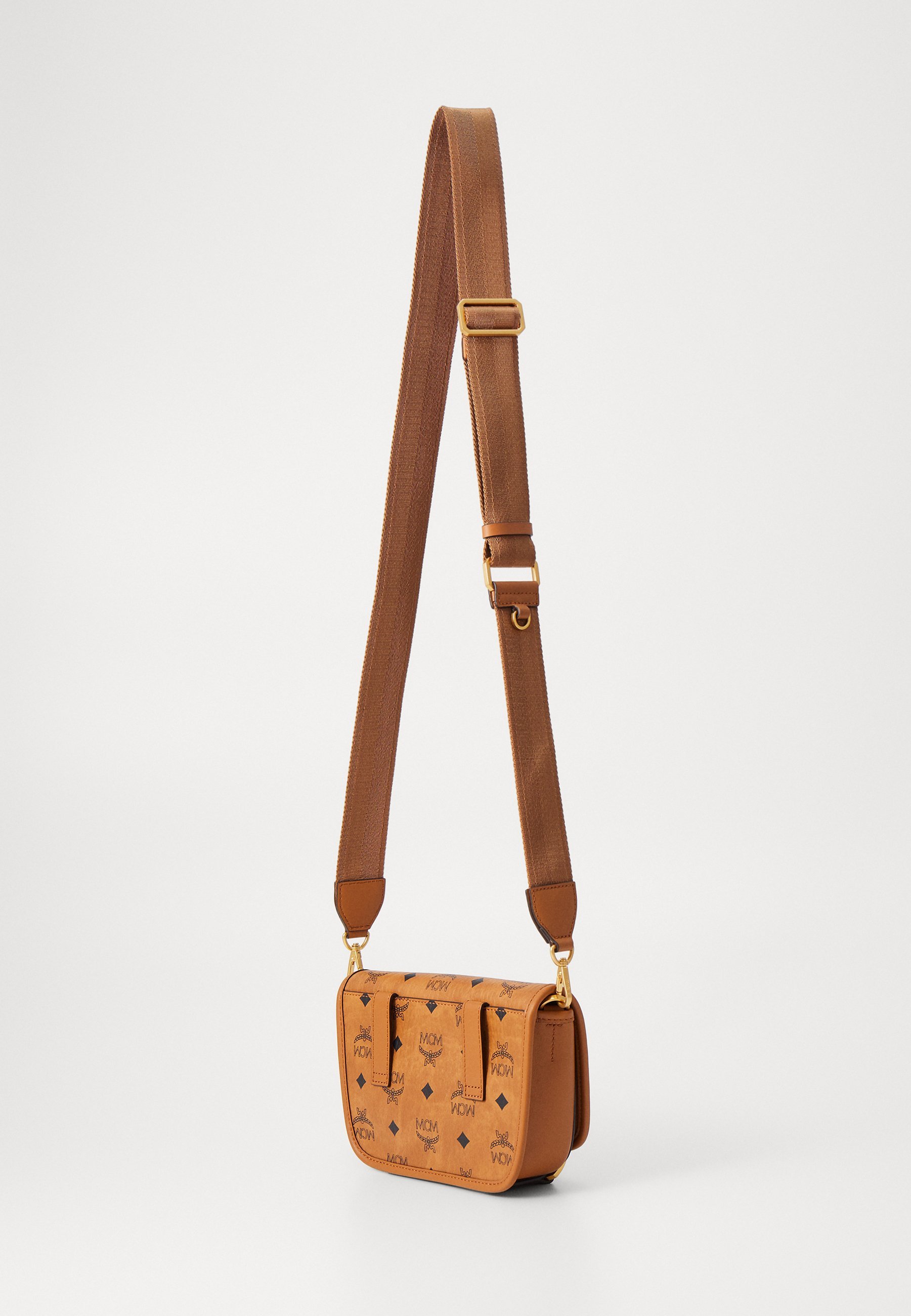 Sac bandoulière unisexe MCM AREN MESSENGER - cognac