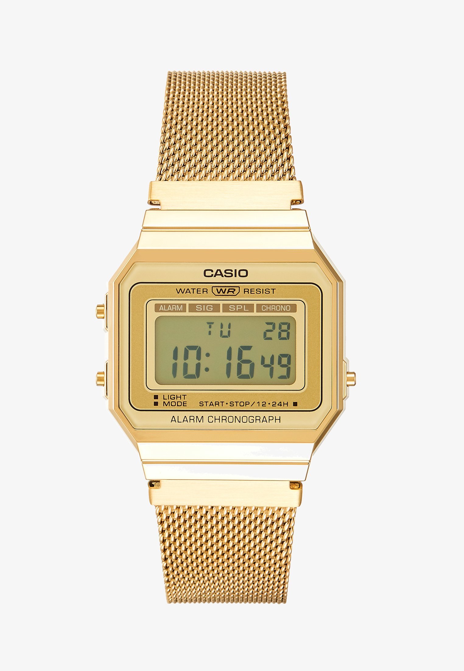 Casio digitale horloge - goudkleurig