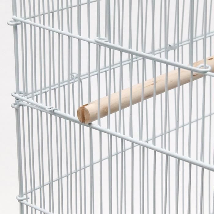 Grote volière voor kanaries, papegaaien, grasparkieten en andere vogels - Geschikt voor binnen en buiten - Metaal