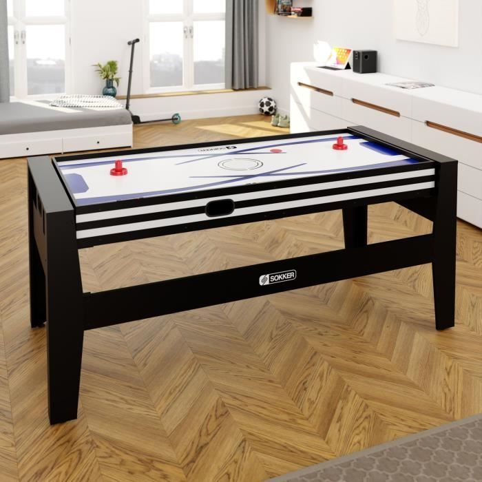 Tavolo da gioco multifunzione 4 in 1 GLADIATOR - SOKKER - Air Hockey, Biliardo, Ping Pong, Tavolo da gioco