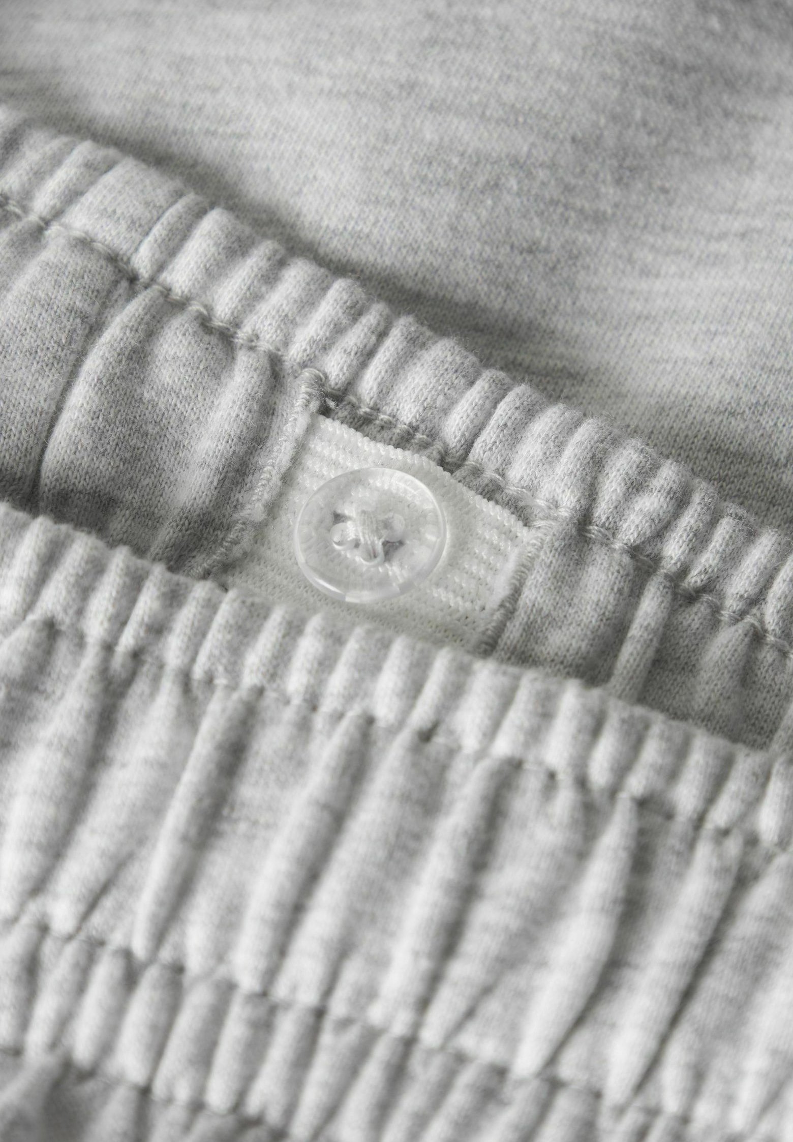 TWO SOON GLATTE - Teplákové nohavice - svetlosivá melanž