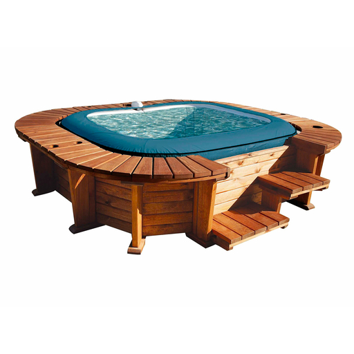Spa Exterior De Madera K2o Bestway Palm Beach Para 4-6 Pers. 250x275x71 Cm