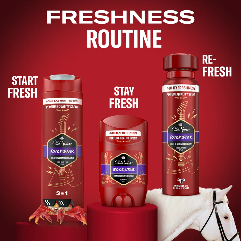 Old Spice RockStar Deodorant Stick voor mannen