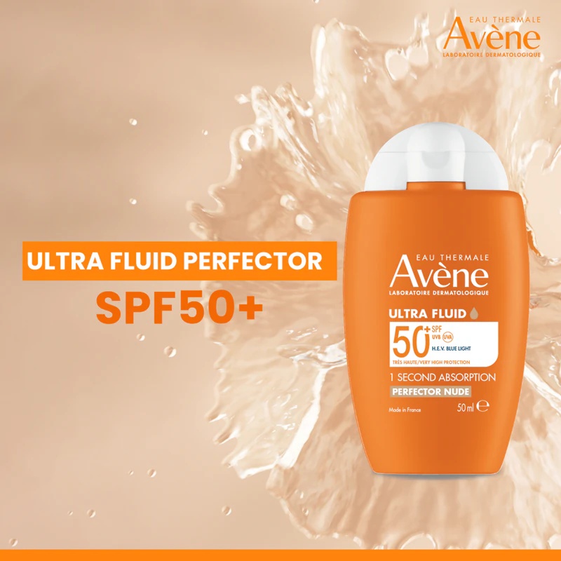 Avène Sun Ultra Fluid Perfector tekoči tonik za obraz SPF 50+