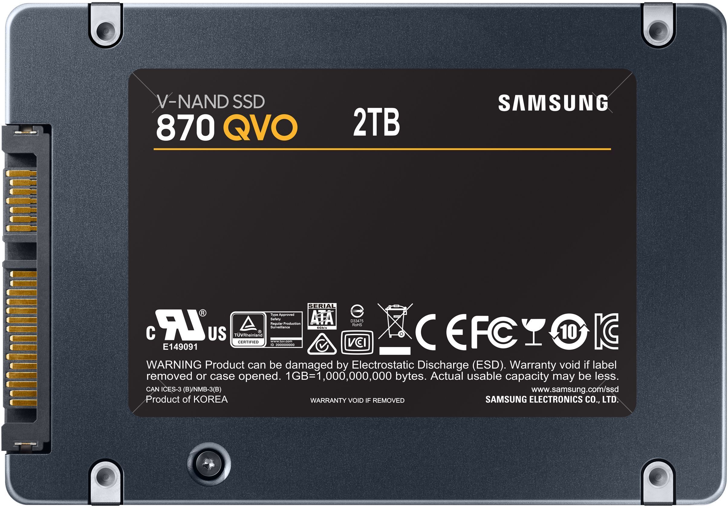 SAMSUNG SSD Interne 870 QVO 2 To MZ-77Q2T0BW