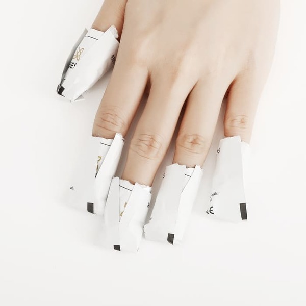 Salviette struccanti per smalto gel Bluesky con acetone - Confezione da 20