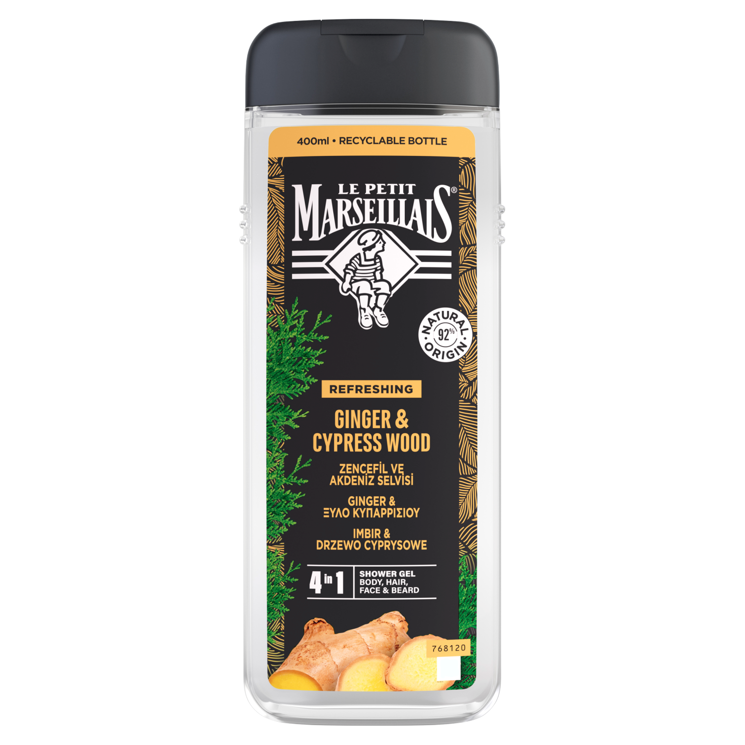 Le Petit Marseillais shower gel for men 400ml
