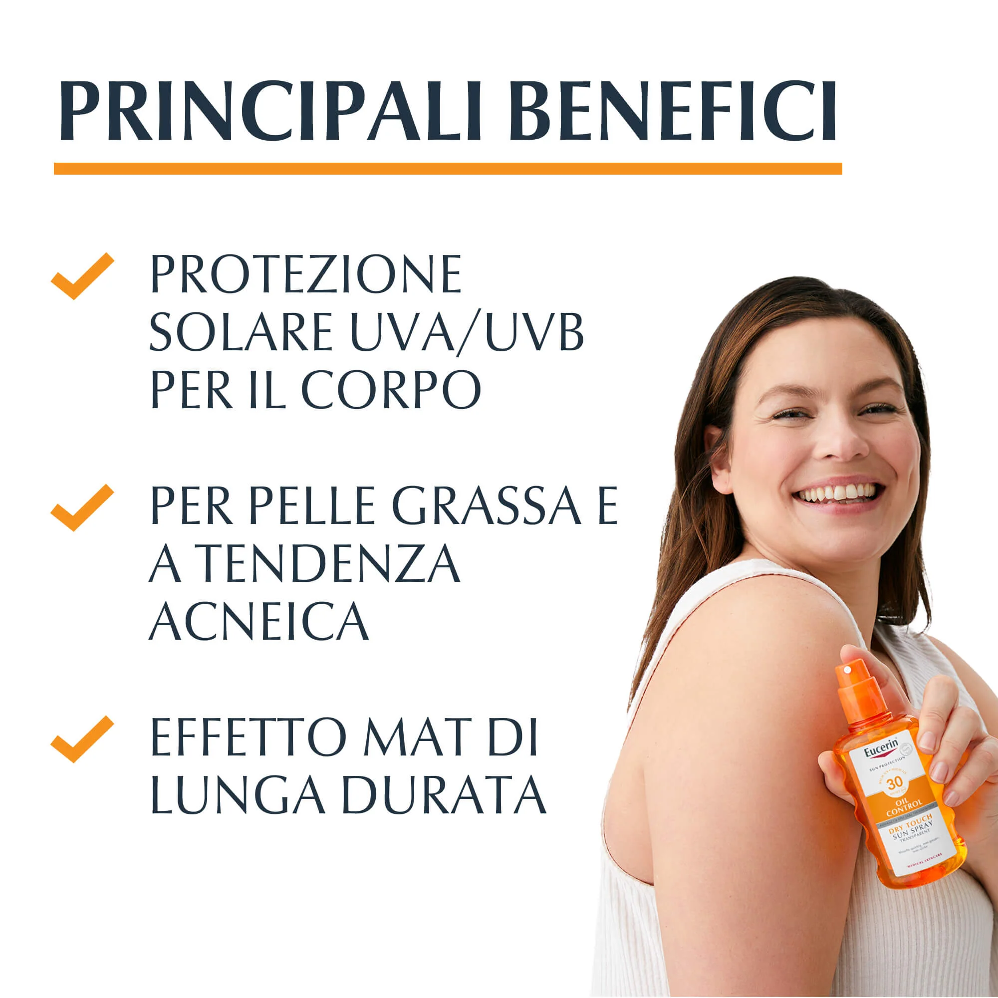 Sun Protection Dry Touch Sun Spray Transparent SPF30 - Spray solare corpo alta prot.