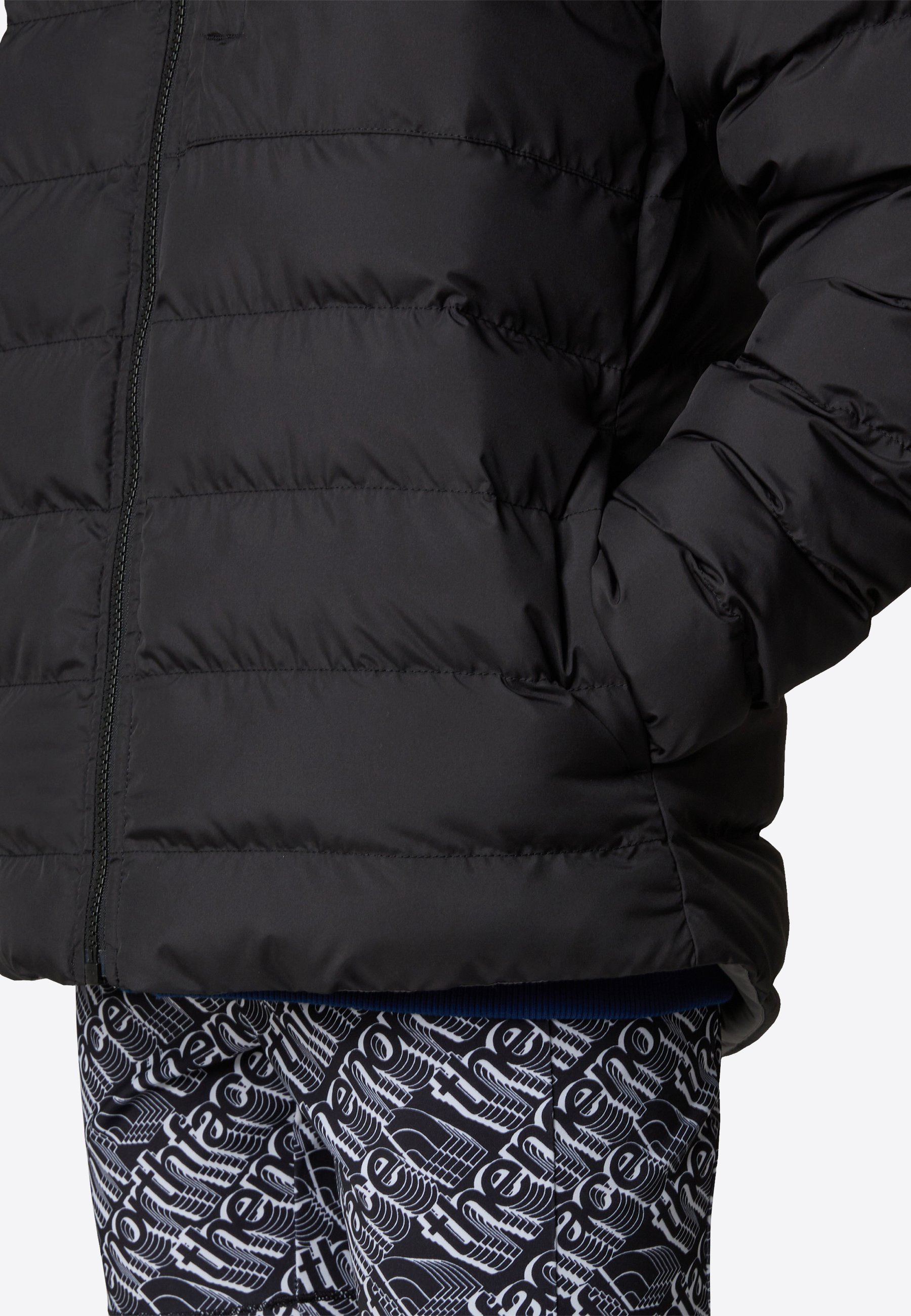 The North Face REVERSIBLE PERRITO HOODED JACKET UNISEX - Geacă de iarnă - tnf black smoked pearl