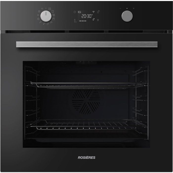 Horno empotrable - Pirólisis + Hidrólisis - ROSIERES - RO6 T3B3EYTB - Negro - Puerta fría - 78L - Fácil vapor