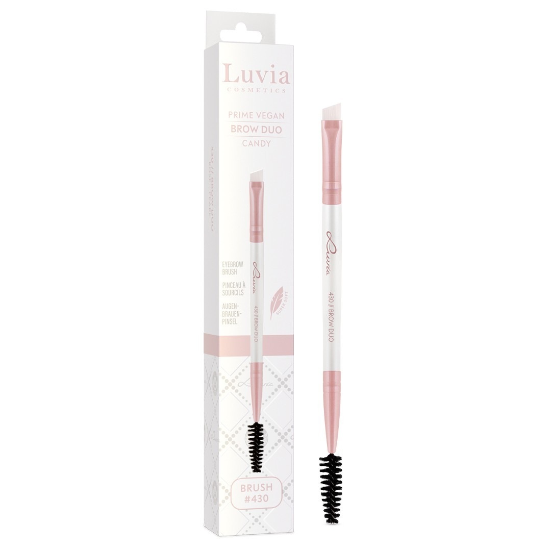 Luvia 430 Pinceau Duo Sourcils & Goupillon - Prime Vegan Candy
