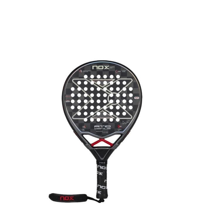 Raquette de padel - NOX - AT10 Luxury Genius 18K - Noir/Rouge - Adulte - Carbone 18K