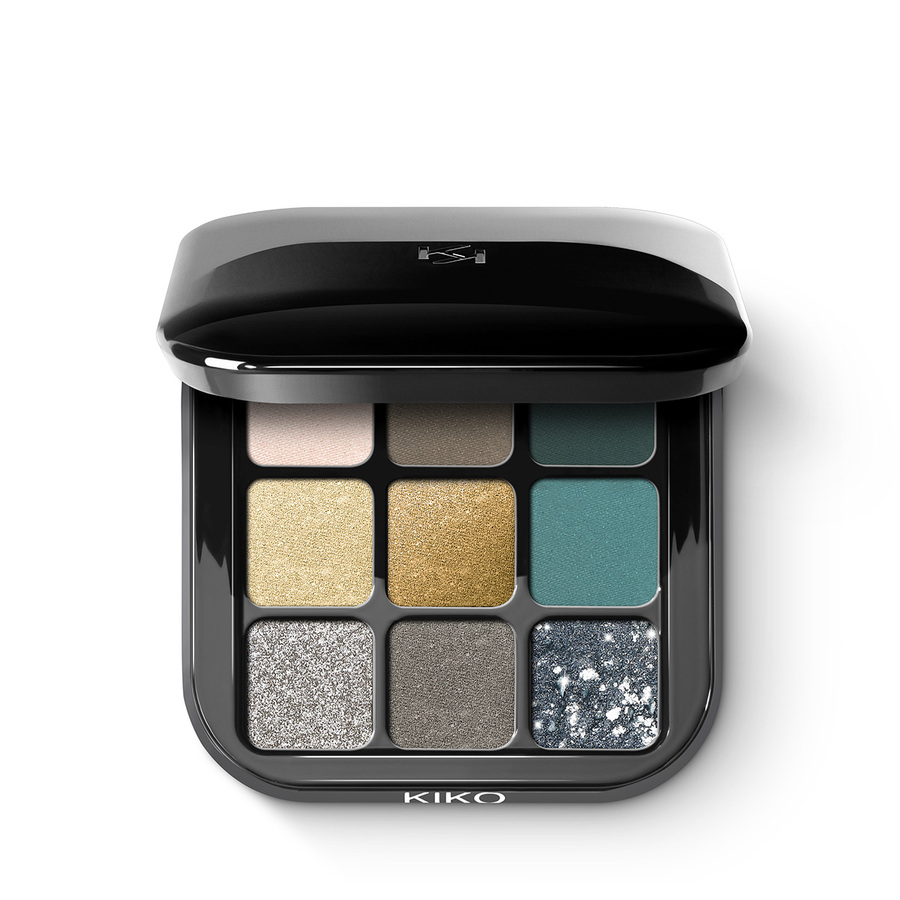 NOVA GLAMOUR PALETA SJENILA ZA OČI S VIŠE ZAVRŠNICA 06 Green Vibes
