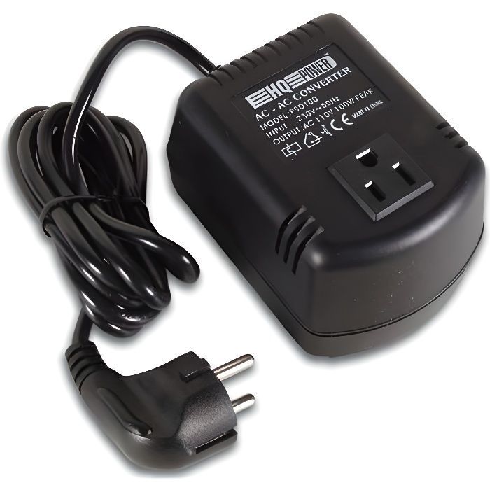 Convertidor de voltaje de 220 V a 110 V y 100 W