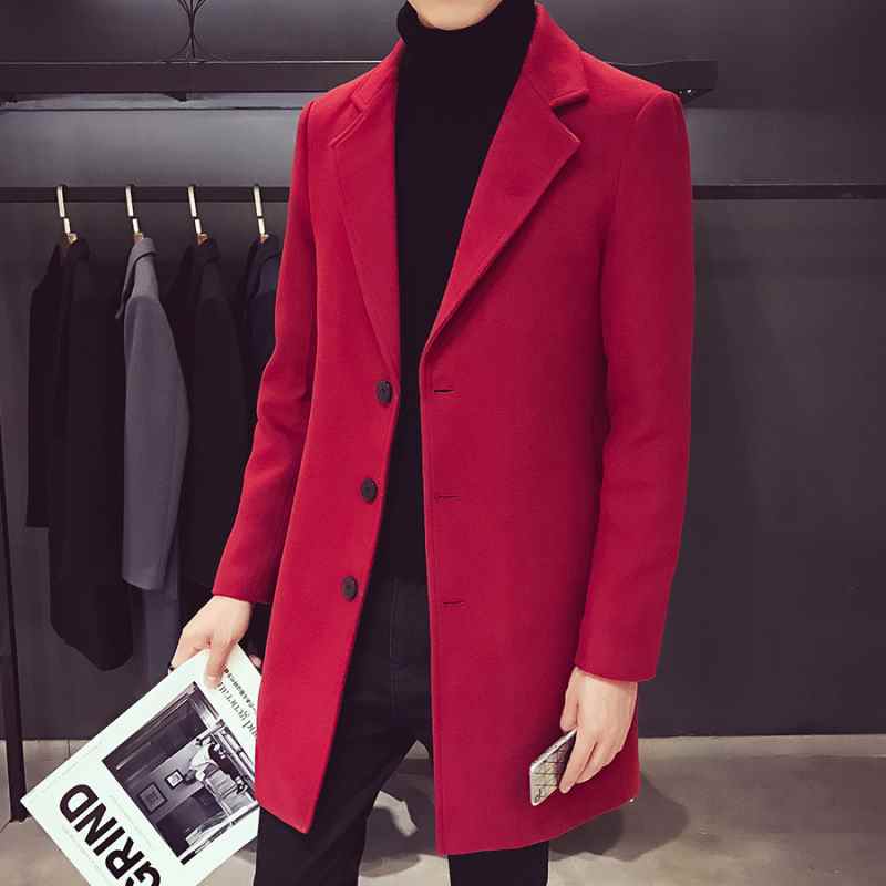 Moda Uomo 2021: Trench Casual-Business in Lana e Misti, Cappotto per il Tempo Libero, Stile Punk, Spolverino e Giacca