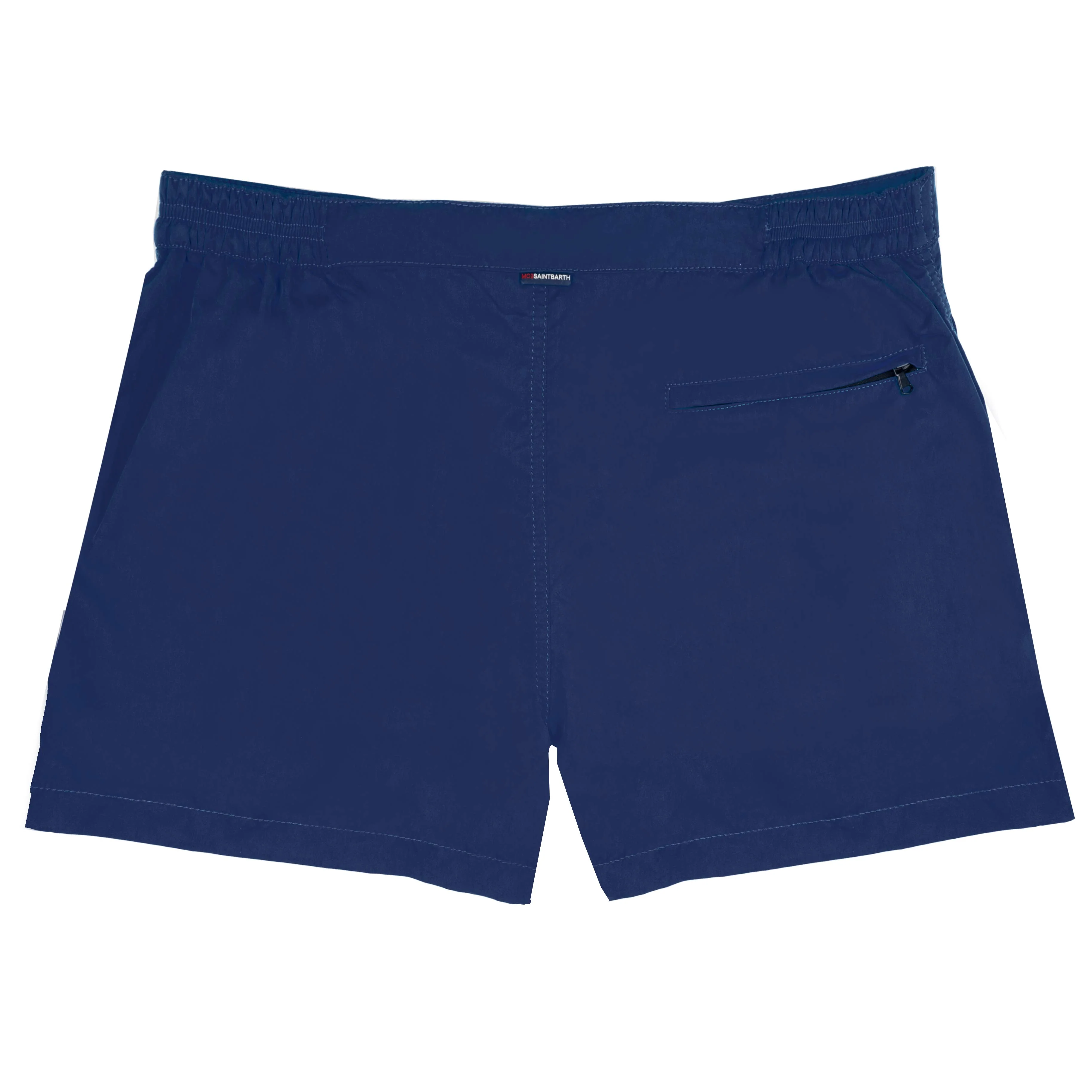 Effen marineblauwe zwemkleding