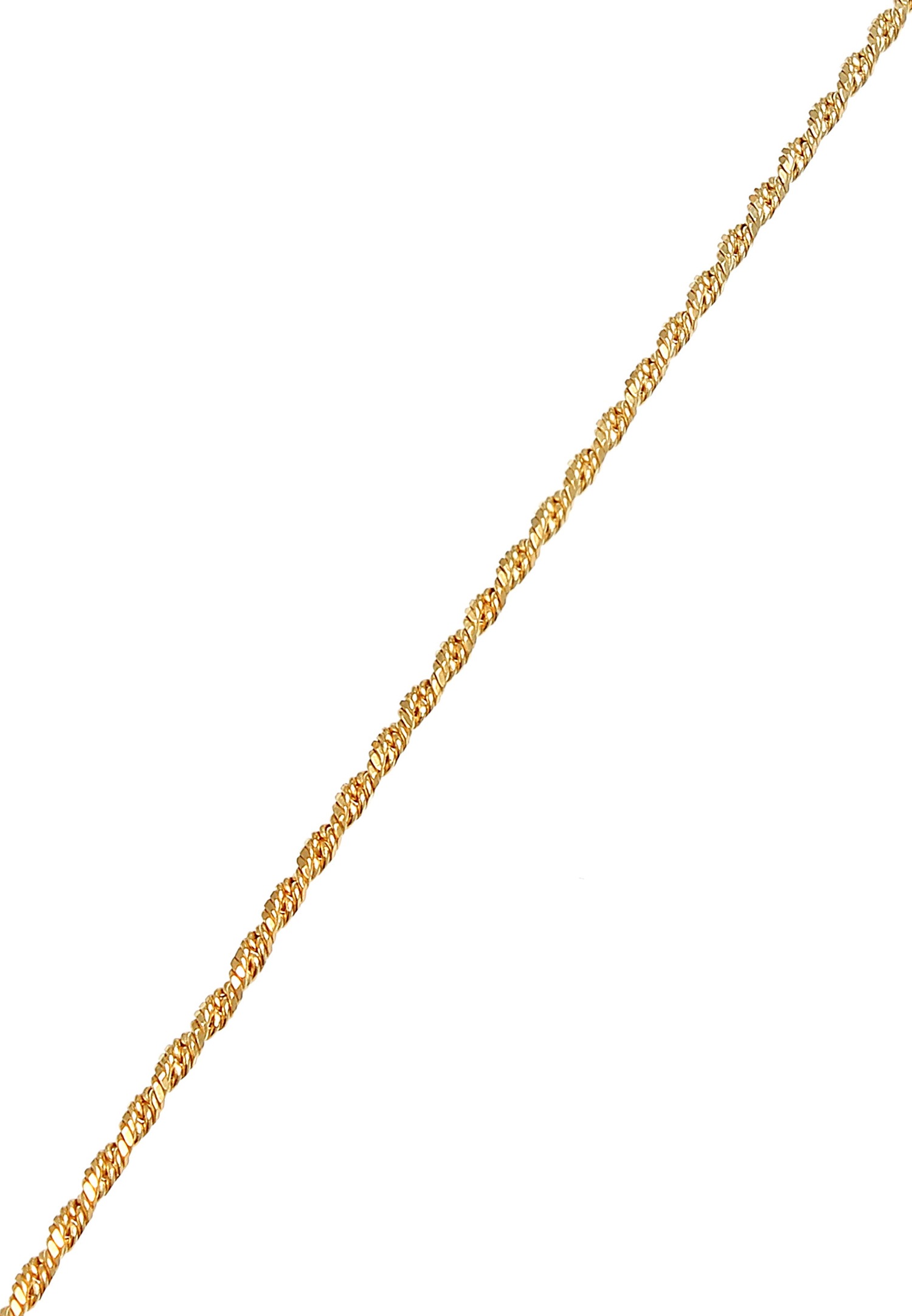 Elli Torsade de cordon pour dames Tendance de base ajustable en argent sterling 925