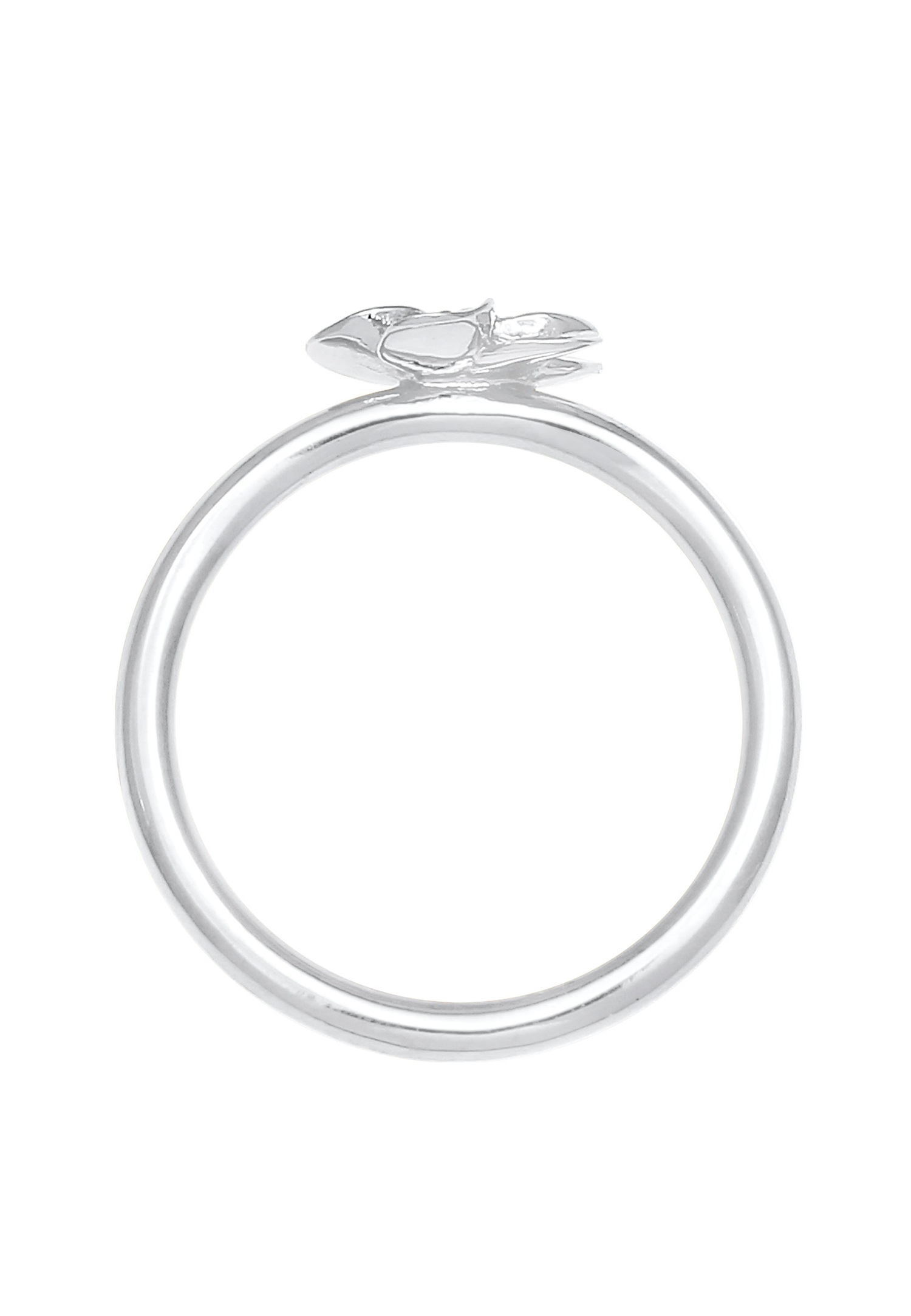 Nenalina Dames portant une fleur de frangipanier avec des cristaux de zircone en argent sterling 925