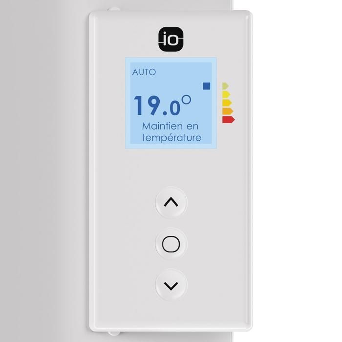 INGENIO 4 1500W Vertikaler intelligenter Elektroheizkörper, Mattweiß - THERMOR - 429354