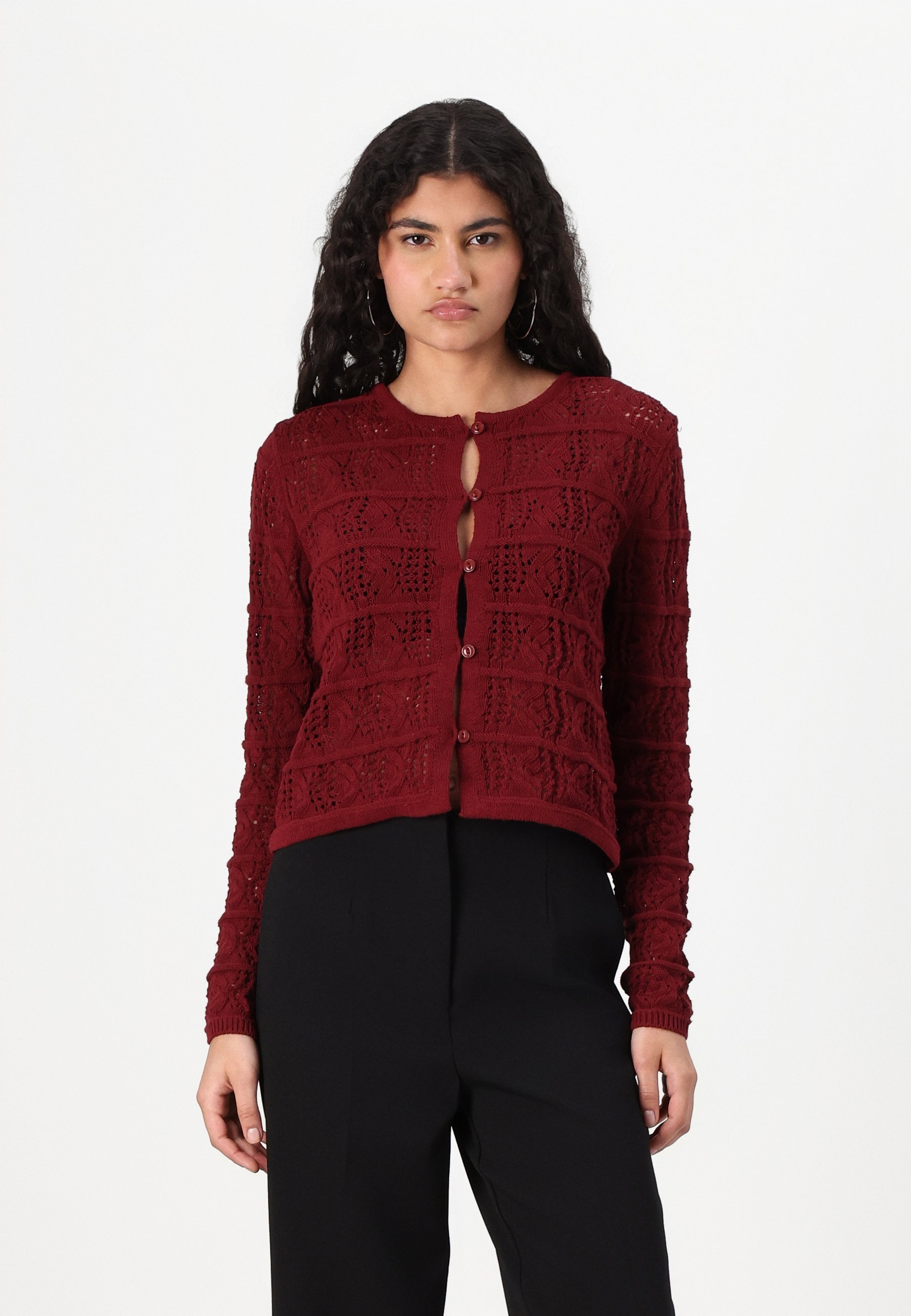 Gilet col rond Vero Moda VMAMAZING - Cardigan - Syrah