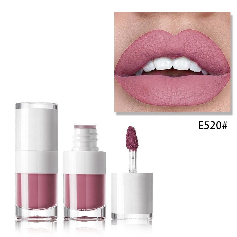 Brillo labial mate nude resistente al agua para mujer, 12 colores: rosa, nude, pigmento, rojo oscuro, labial, brillo labial aterciopelado de larga duración, bálsamo labial, maquillaje.