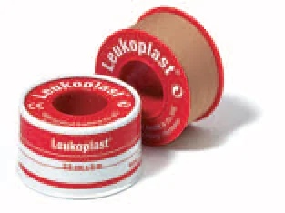 LEUKOPLAST Apósito Leukoplast de 500x2,5 cm en rollo para fijar vendajes.