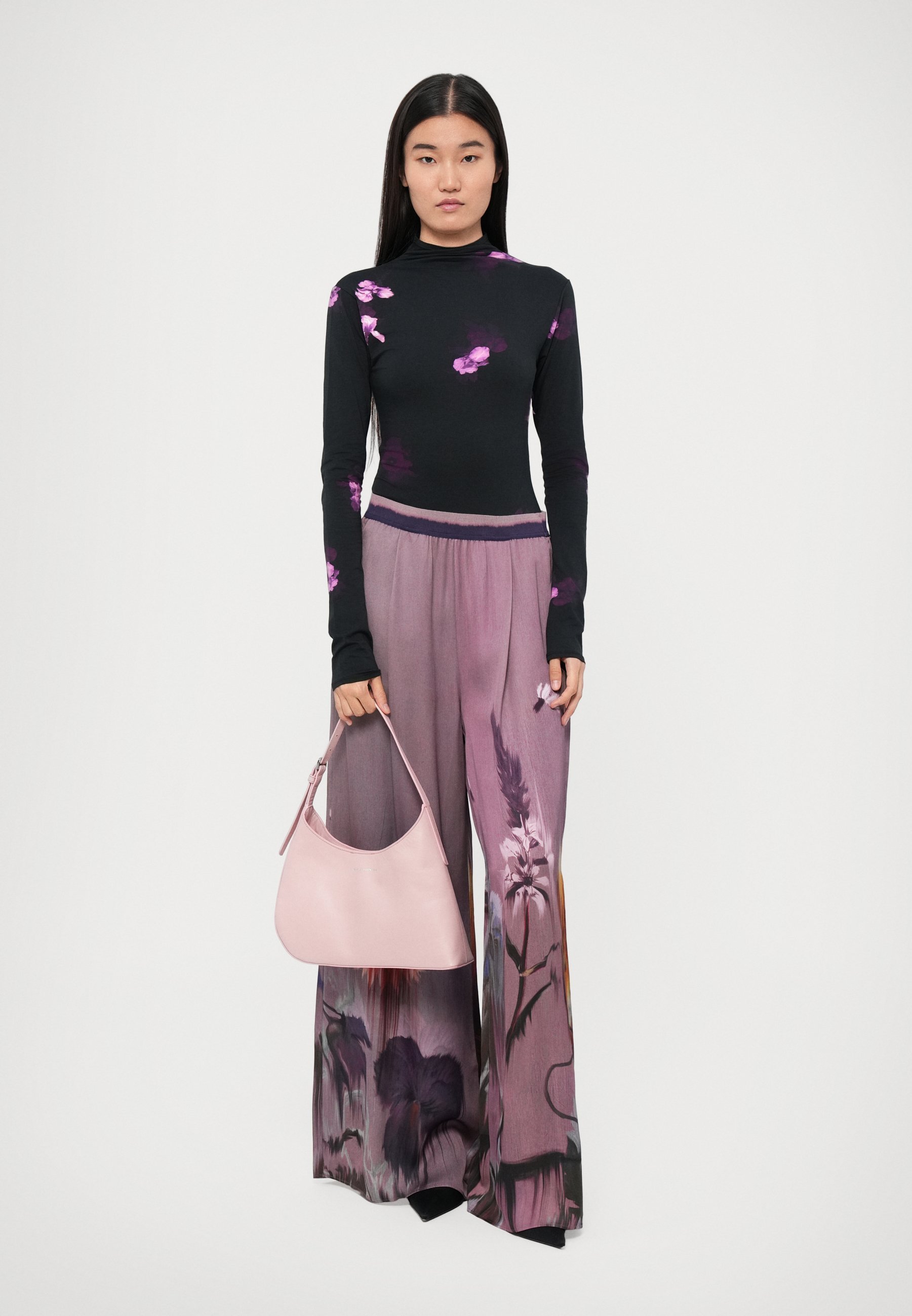 Rodebjer BLAKE BOUQUET - Body - violet foncé/noir