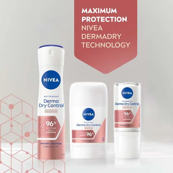 NIVEA Derma Control 96H izzadásgátló dezodor stift 50ml