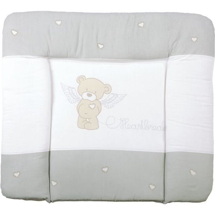 Cambiador suave sin ftalatos - ROBA - 0817 S111 - Beige - Blanco - 85x75 cm