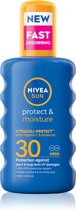 NIVEA SUN Protect & Moisture hydraterende zonnebrandspray SPF 30