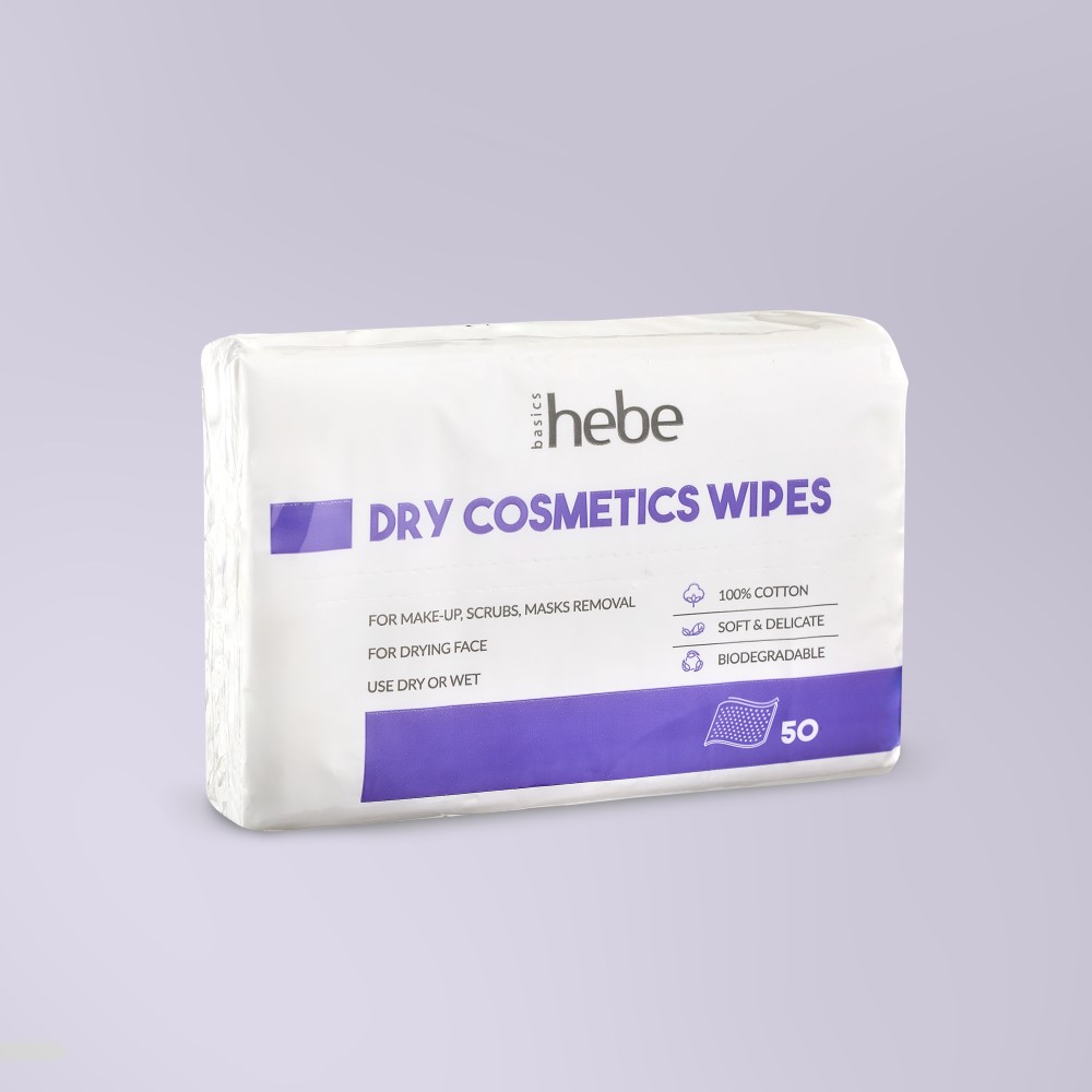 Hebe Basics sausās kosmētikas salvetes
