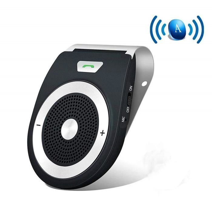 Kit manos libres ZGEER - Bluetooth 4.1 - Encendido automático - Doble conectividad - Cargador USB incluido