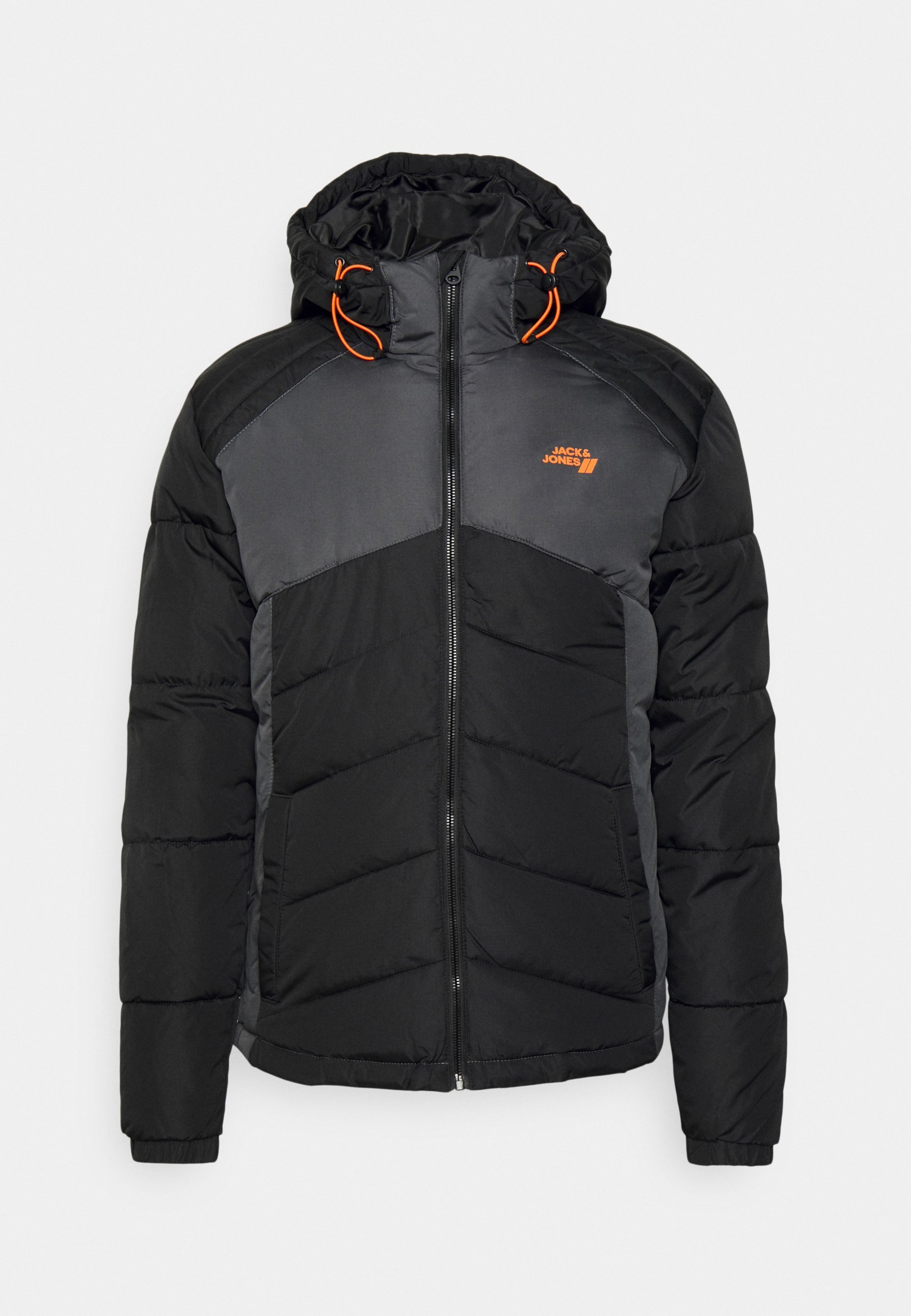 Jack & Jones JCOBLOCK PUFFER - Winterjas - zwart