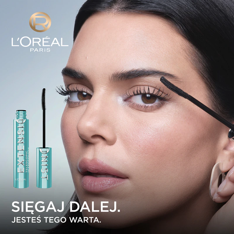 L'Oréal Paris Telescopic Extensionist waterproof mascara die de wimpers verlengt, volume geeft en krult.