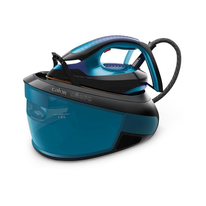 Steam generator - CALOR - SV8151C0 - 2800W - 7 bars - 1.8L - Blue/Black