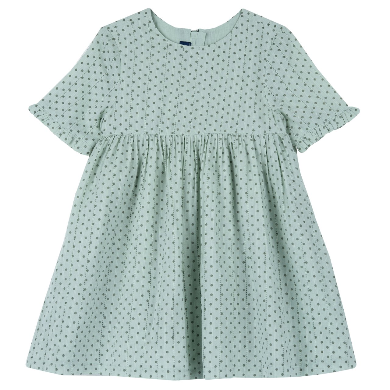 Grünes Baumwollkleid