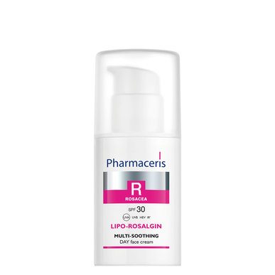 Pharmaceris R Rosacea Lipo-Rosalgin raminamasis kremas odai su rožine, paraudimu ir eritema 30 ml 30 ml