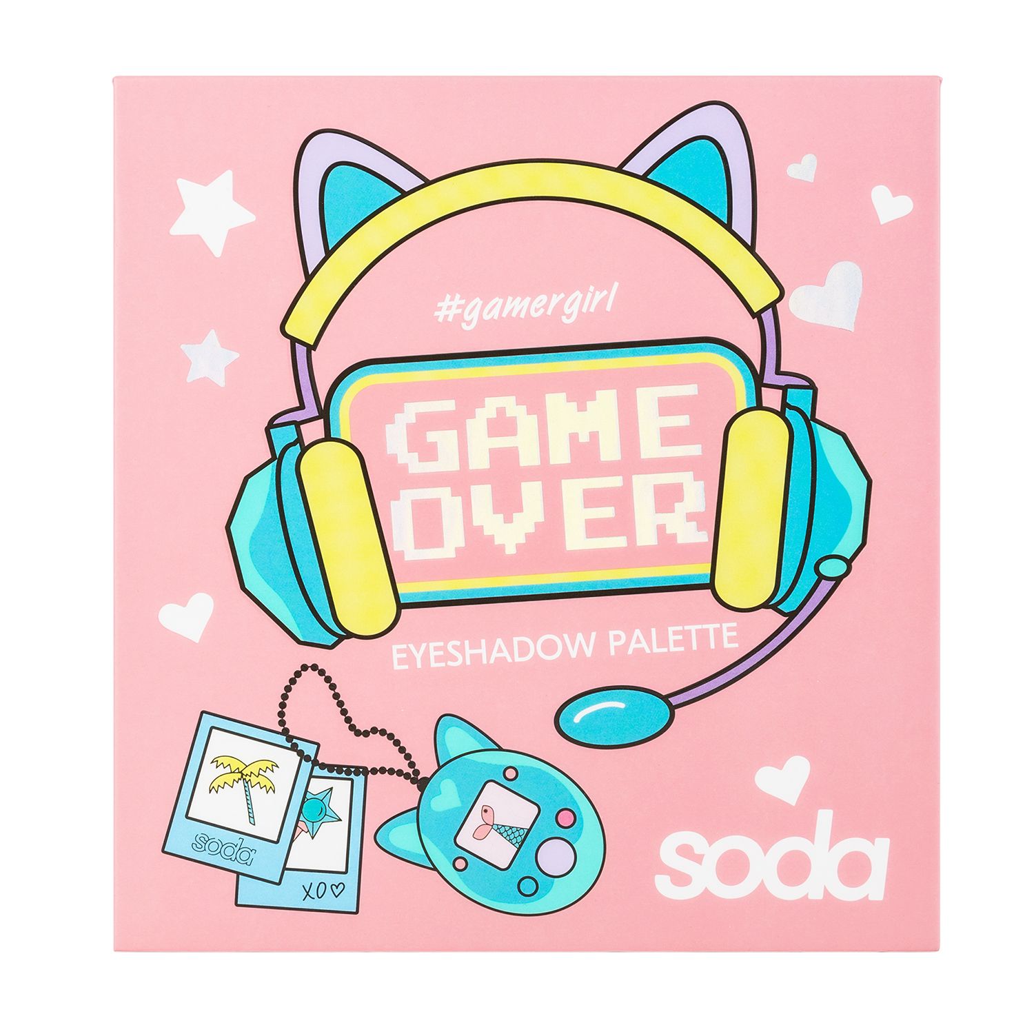 „Game Over“ akių šešėlių paletė Akių šešėlių paletės ir makiažas